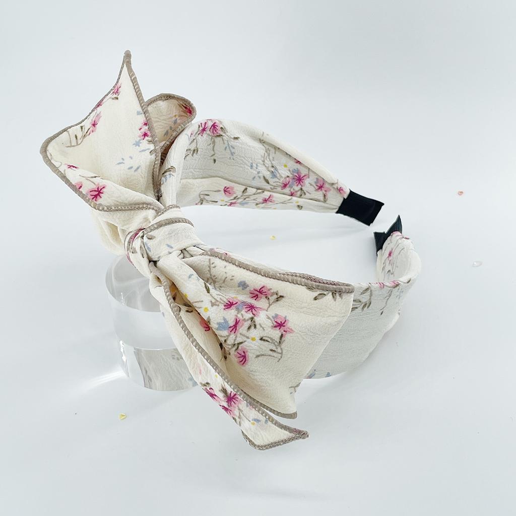 Women Girls Flower Big Knot Bow Hairband Headband Adult Hair Accessories Hair Jewley
