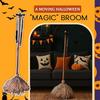Mobile Sends Terrifying Witch Brooms Floating Broom Dancing Brooms, Halloween Fun Nights Decorations and Outdoor