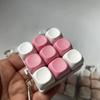 New Fidget Keychain DIY Keyboard Fidget Keychain Keys Button Relief Stress Finger Keyboard Cap 4/9Keys Pass The Time Clicker Toy
