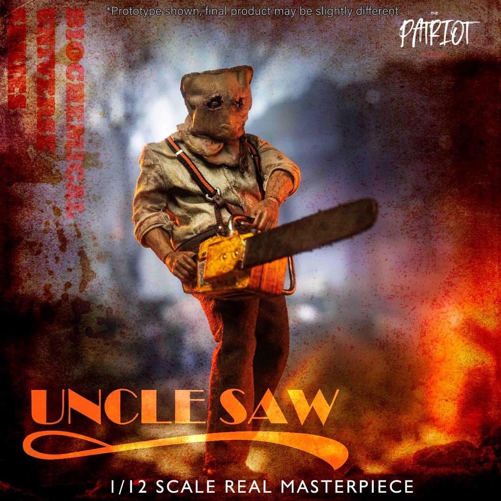 [Tbmodel] Patriot Studio 1/12 Scale Figure Chainsaw Man Body, Head, and Clothing Set. Figure Accessories A.