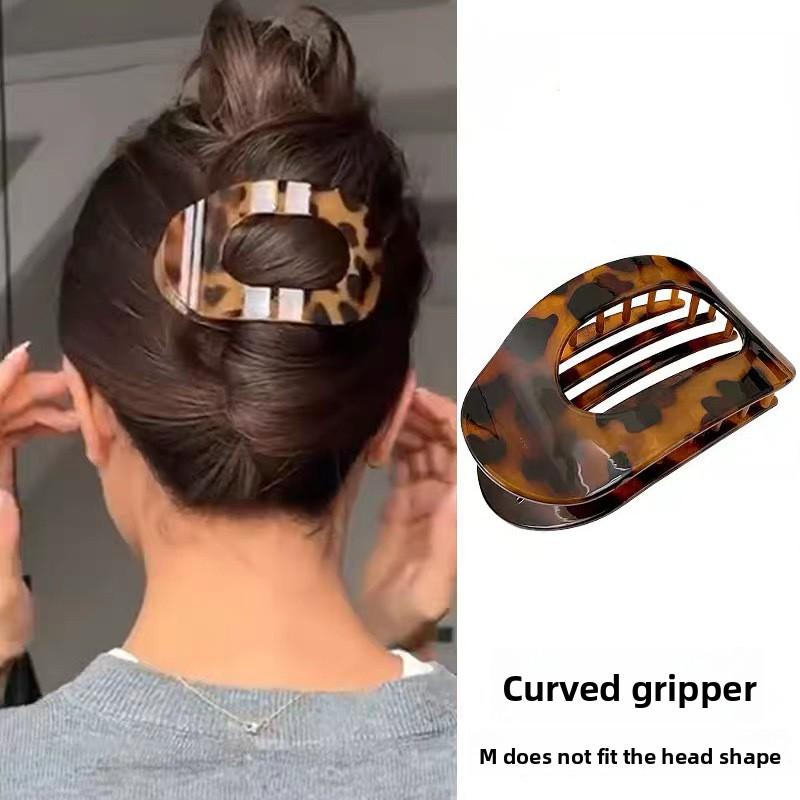 Korean Style Handmade Wave Dot Egg Flower Hair Gripper for Women