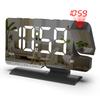 LED Digital Alarm Clock with Time Projection, Dual Alarms, USBCelsiusType-C Charging Ports, 6-  Dimmable, Daylight Saving Time (DST), Snooze