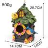 Hand Painted Hanging Sparrow Nest Box for