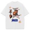 Joe Camel T-Shirt Joe Camel Joker Vintage Playing Cards Custom Graphic Tee