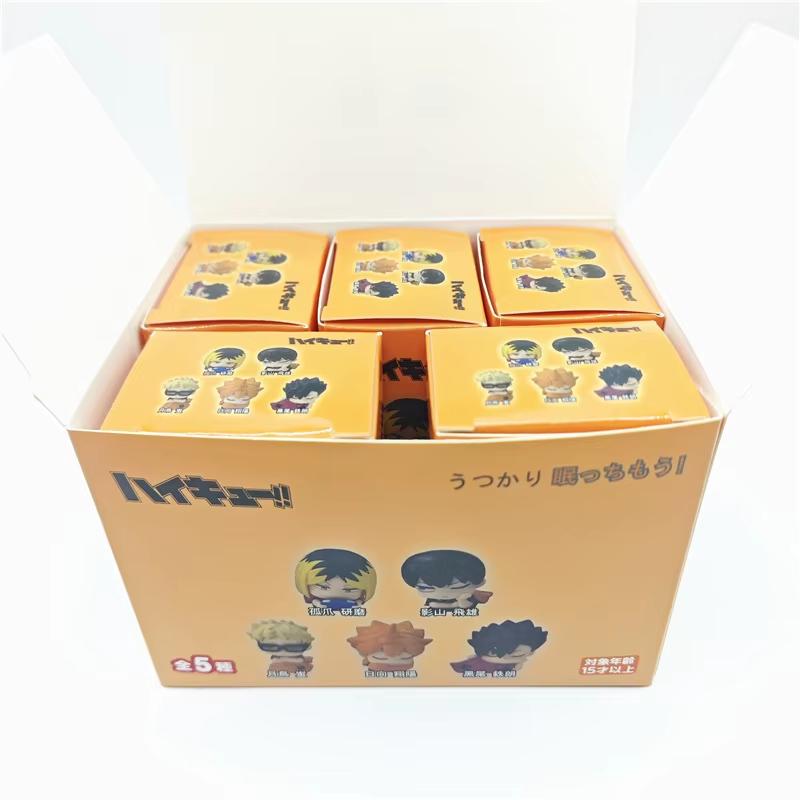 Haikyuu!! Sleep Series Mini Anime Figure Hinata Shoyo Kei Tsukishima Kozume Kenma Tetsurou Kuroo Collectible Model Toys
