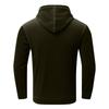 Men's Solid Color Fleece Half Zip Pocket Sweatshirt Hoodie Men's Sports Large Size Casual Sweatshirt