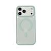 Frosted Magnetic AI Button Case for Apple 17romax, Skin Feel, Large Window, 16Pro Leather Texture