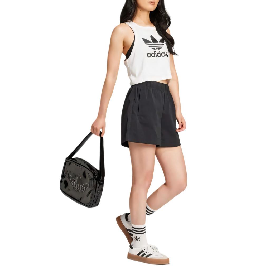 adidas Originals Soft Comfortable Skin-Friendly Fashion Loose Casual Shorts Women Shorts Black JD1511