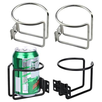 Porta-copos de barco de metal, tomada em forma de L, suporte universal para bebidas, suporte fixo para xícaras de chá, multiuso