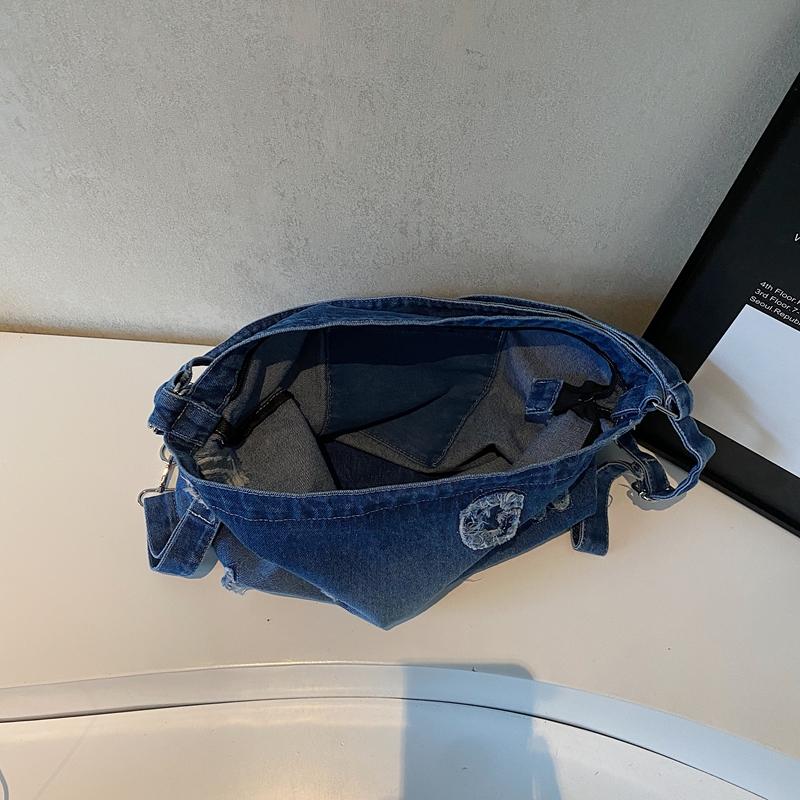 Denim Multifunctional Backpack Women's Large Capacity Tote Bag Shoulder Bag