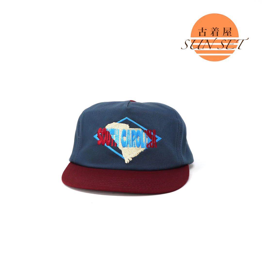 

[USED] 90s American Made Vintage Trucker Cap, American Embroidery, Two-Tone, Vintage Clothing