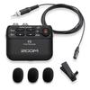 ZOOM Ultra Compact Recorder with Zoom Pin Microphone, F2/B, 32 Bit Float Compatible, No Settings ...