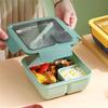 Portable Lunch Box Japanese Bento Box with Tableware for Kids School Office Worker Leakproof Food Storage Container Microwavable