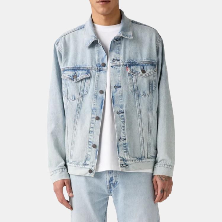 Levis Pohodlná Všestranná Ležérna Voľná Módna Džínsová Bunda Pánske bundy A5782-0078