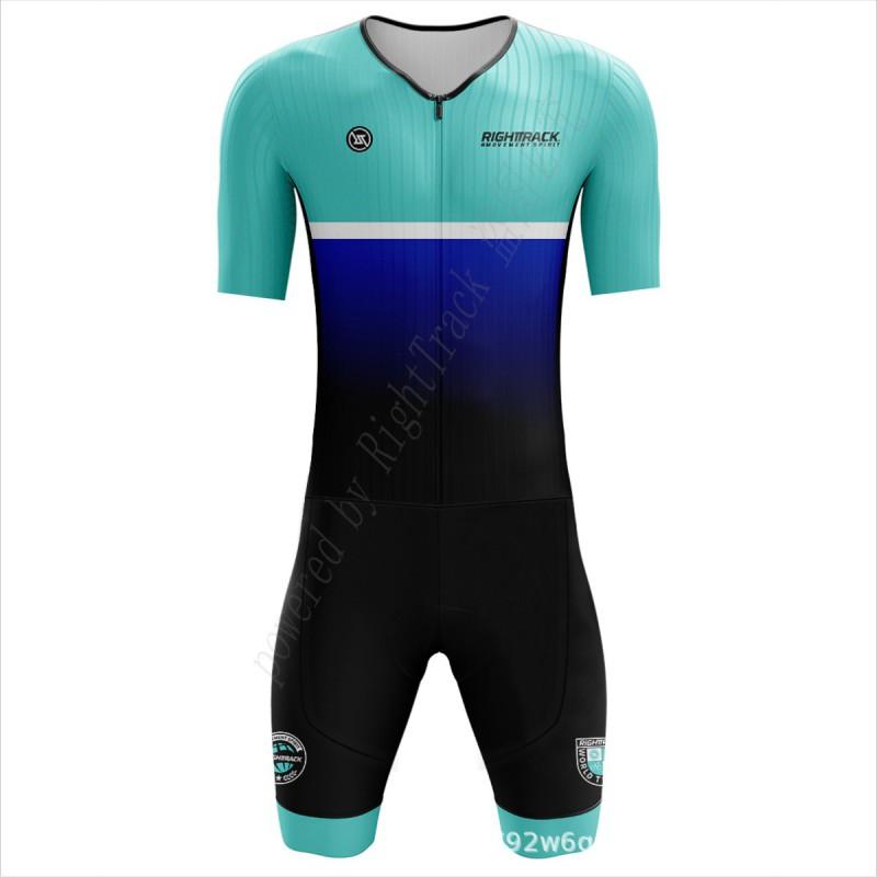 Mens Triathlon Cycling Suit Set Road Mountain Bike Running Roller Sports Performance Wear