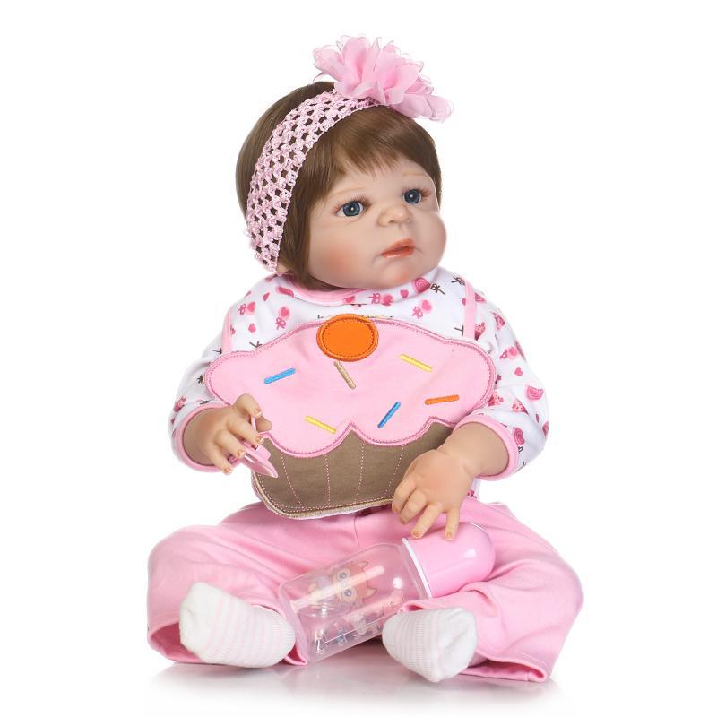 Waterproof Silicone Baby Doll for Bathing - Realistic and Cute Hot Seller