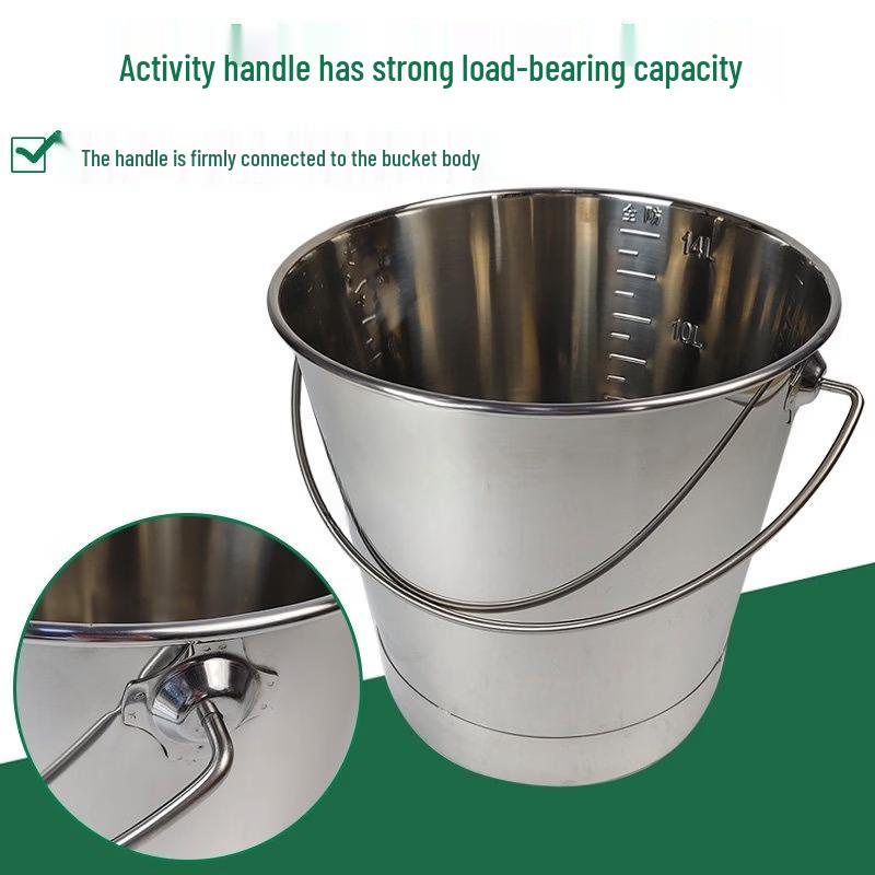 Stainless Steel Measuring Utility Bucket