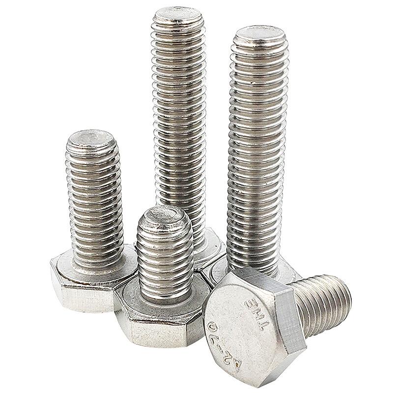 Hesidige JG-646 304 Stainless Steel Full Thread Hex Bolt