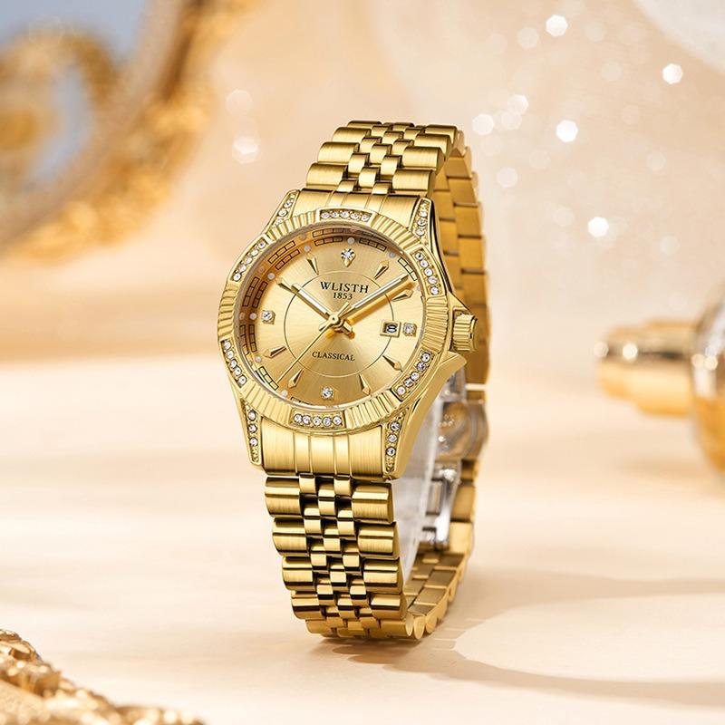 Top Brand Women's Automatic Quartz Watch Luminous Waterproof Women's Watch Light Luxury Diamond Women's Watch