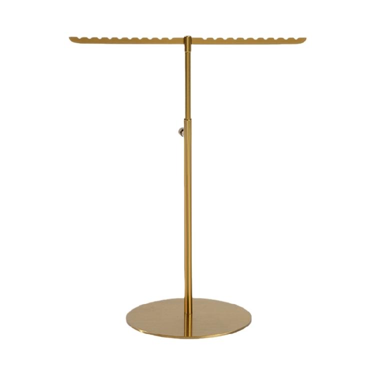 

Metal Jewelry Rack Stylish Design Adjustable Height For Earrings Bracelets Retail Spaces Tabletop Organiser 1