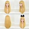 Alice in Wonderland Cinderella Golden Cosplay Wig with Headband