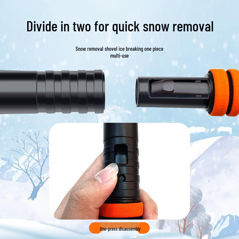 Car Snow Removal Kit: De-icing Shovel, Snow Brush, and Scraper