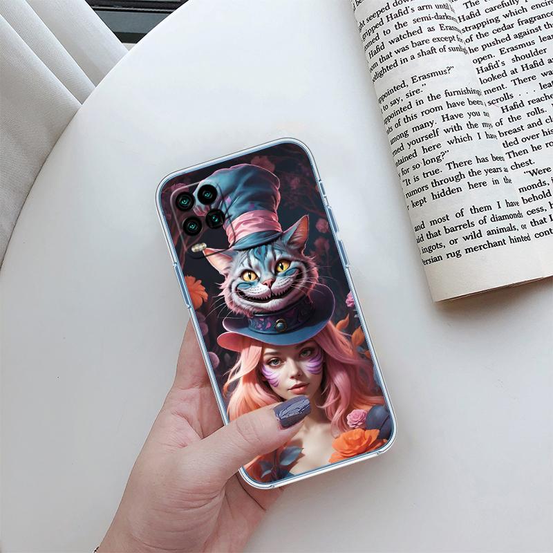 Alice in Wonderland Cat Princess Phone Case for Motorola Moto Edge 20 30 40 50 S30 Fusion Ultra Pro Neo Lite + G200 G23