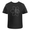 Daffodil Flower Line Art Graphic T-shirt