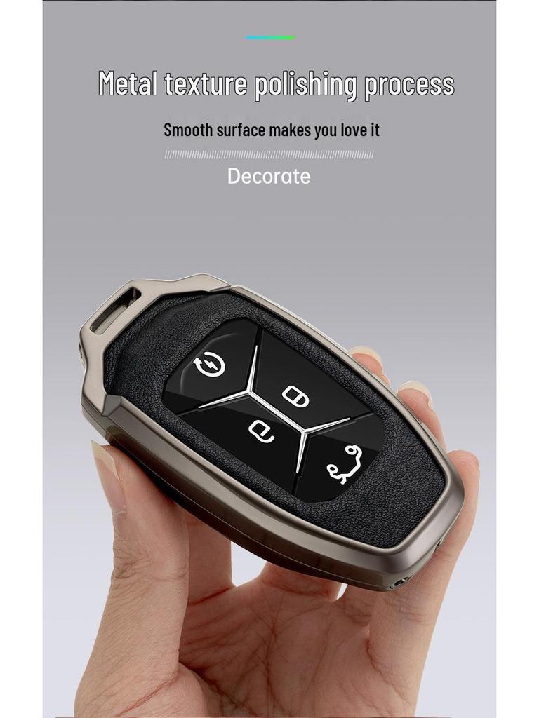 Lynk&Co Car Key Case: Metal Shell for Models 01, 02, 03 - Unisex Key Holder