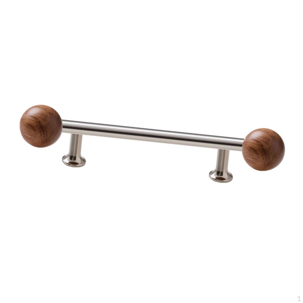 Cabinet Handle Decorative Drawer with Vintage French Design Wooden Bead Details Single Hole