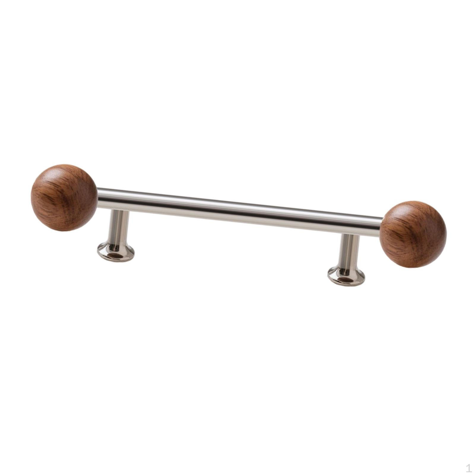 

Cabinet Handle Decorative Drawer with Vintage French Design Wooden Bead Details Single Hole 9.6cm