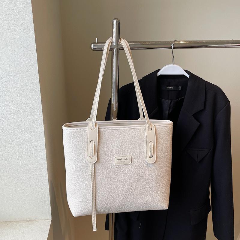 

Летняя новая популярная сумка большой вместимости женская высококлассная портативная на плечо сумка-тоут для поездок на работу