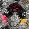 Party Costume Rose Flower Crown Headband Photo Props Day of The Dead Headpiece  for Women