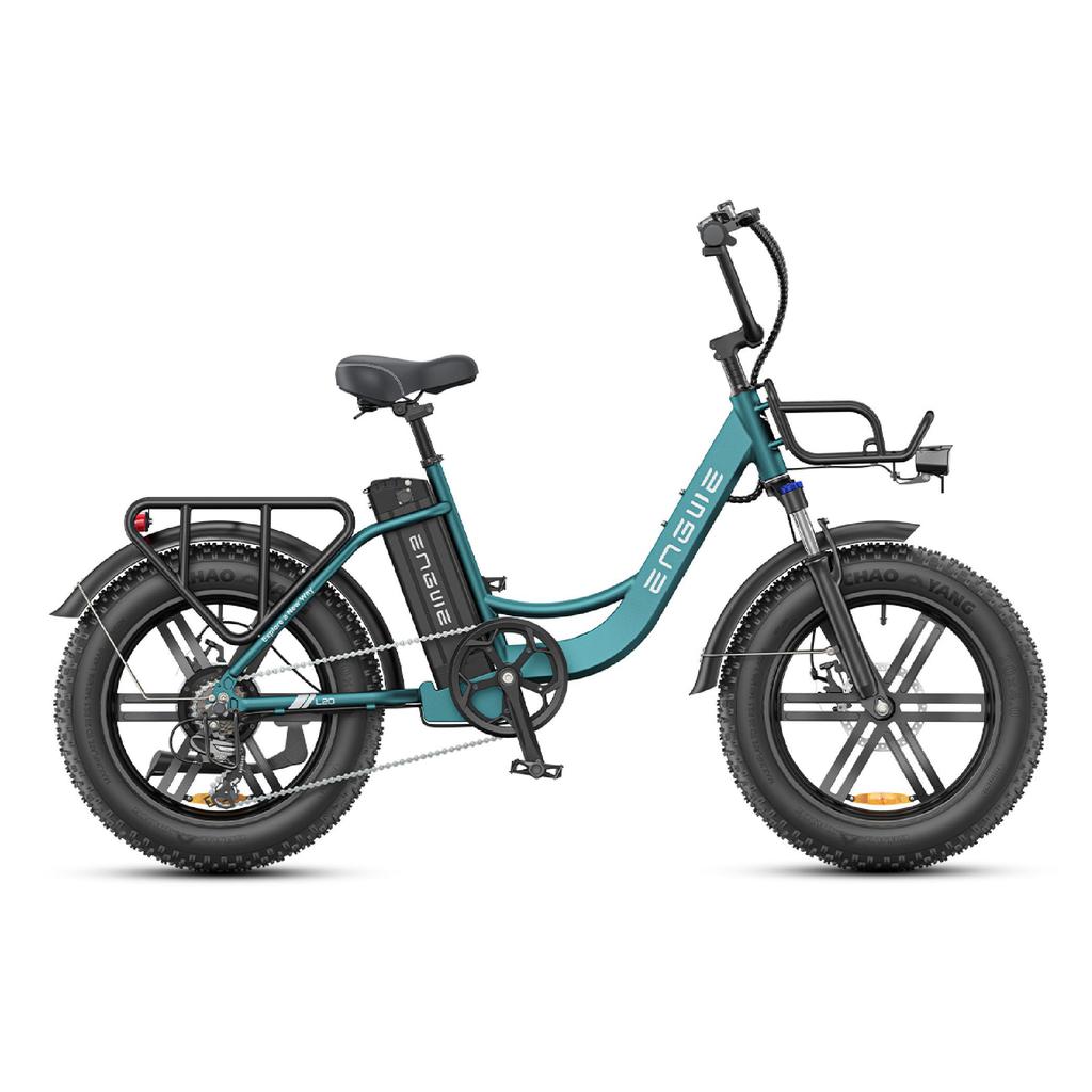 ENGWE L20 Boost Electric Bicycle 48V 13AH Battery, 250W Motor, 25km/h Speed, 126km Range, 20*4.0 Inch Fat Tires E-Bike