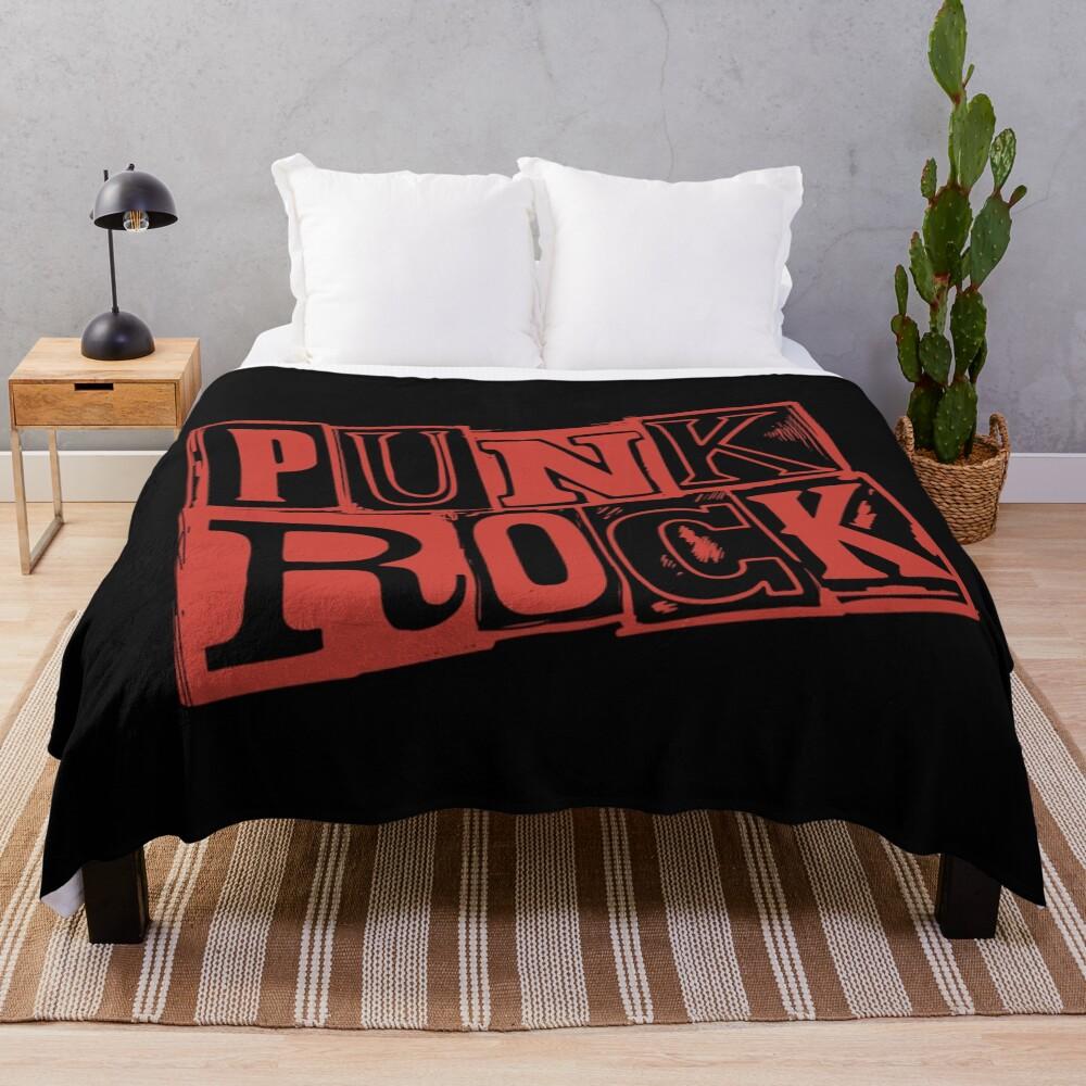 Punk Rock Throw Blanket