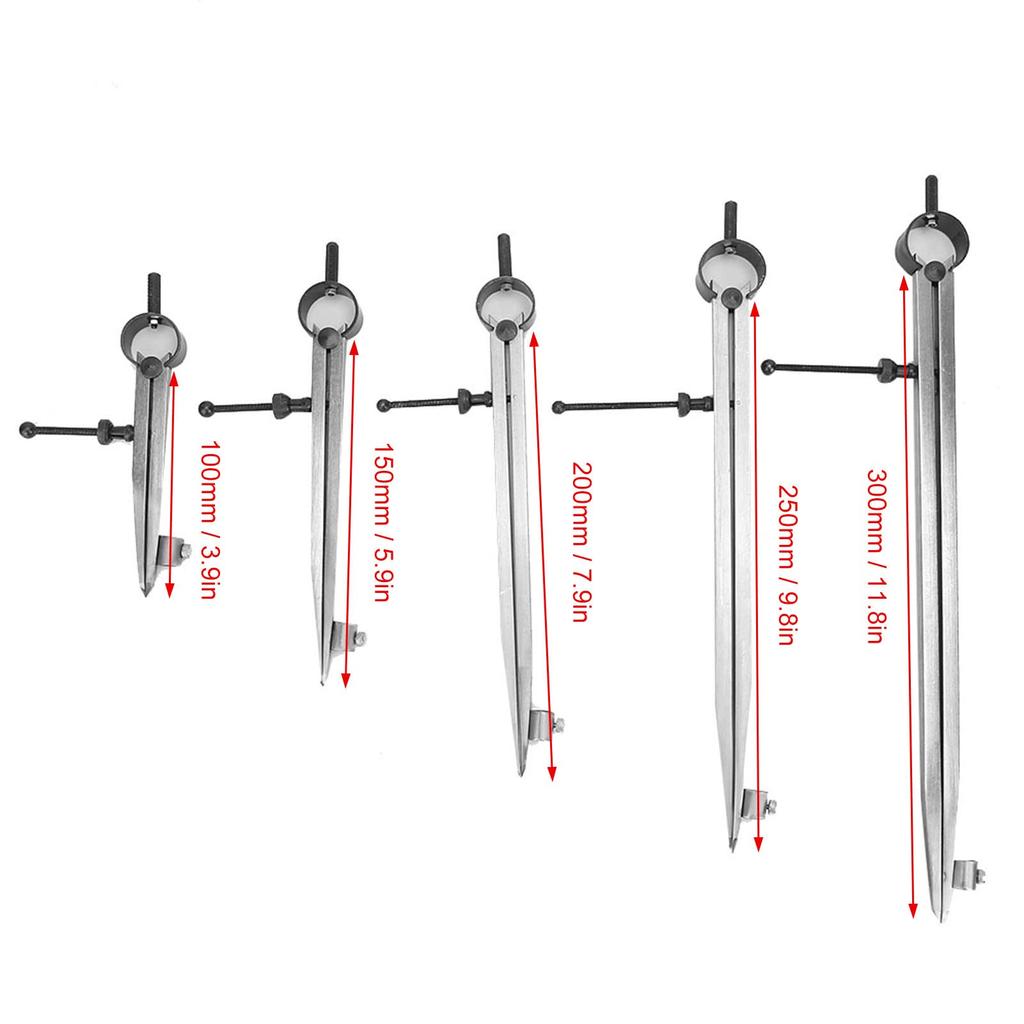 Hilitand Spring Compass with Pen Holder for Drafting (300mm)