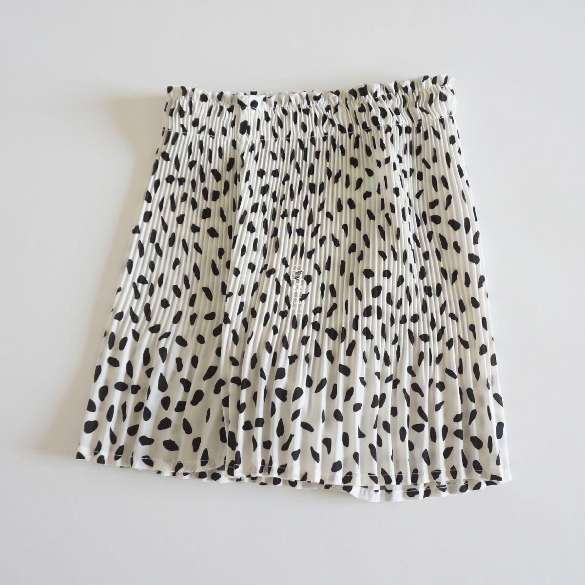 

Летние Новые Гладкие Плиссированные Шифоновые Шорты Свободная Юбка Шорты в Горошек для Девочек 140