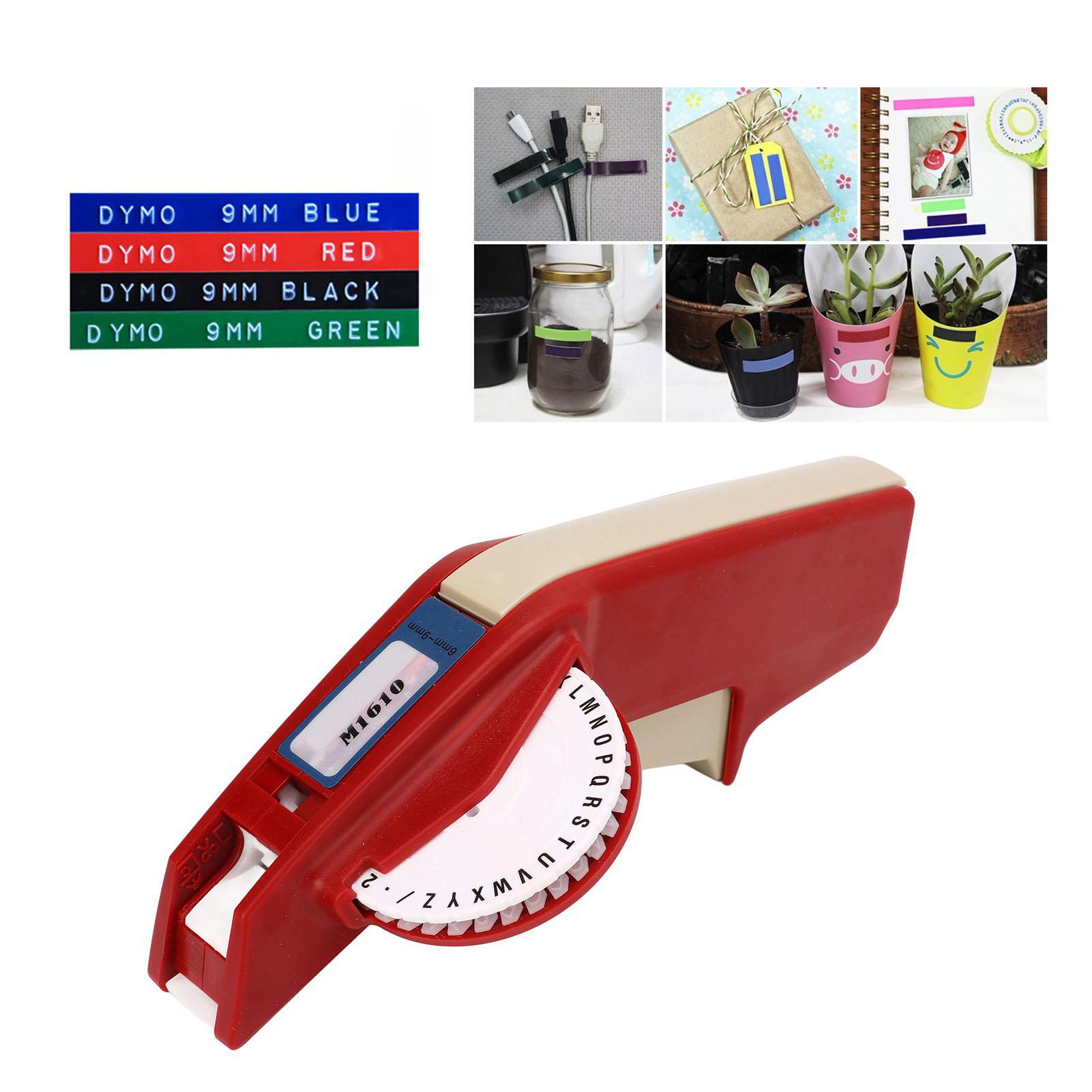 Embossing Label Maker Clear Number Letter One Hand     ABS Label Making Embosser for Label
