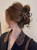 2025 Leopard Print High-End Large Shark Hair Clip for Women