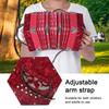 Professional 20 Buttons Accordion Concertina Musical Instrument (Red)