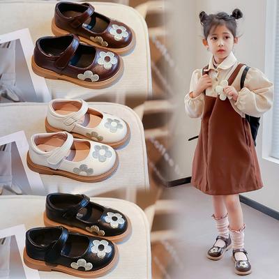 Neue Mädchen Modische Alle-Spiel Westlichen Prinzessin Schuhe Koreanischen Stil Bestickt Blume Casual Schuhe