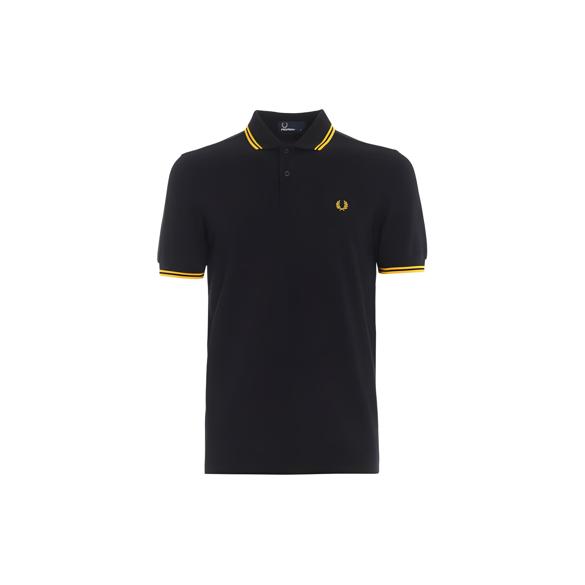 FRED PERRY Polo krekls Vīriešu Melns