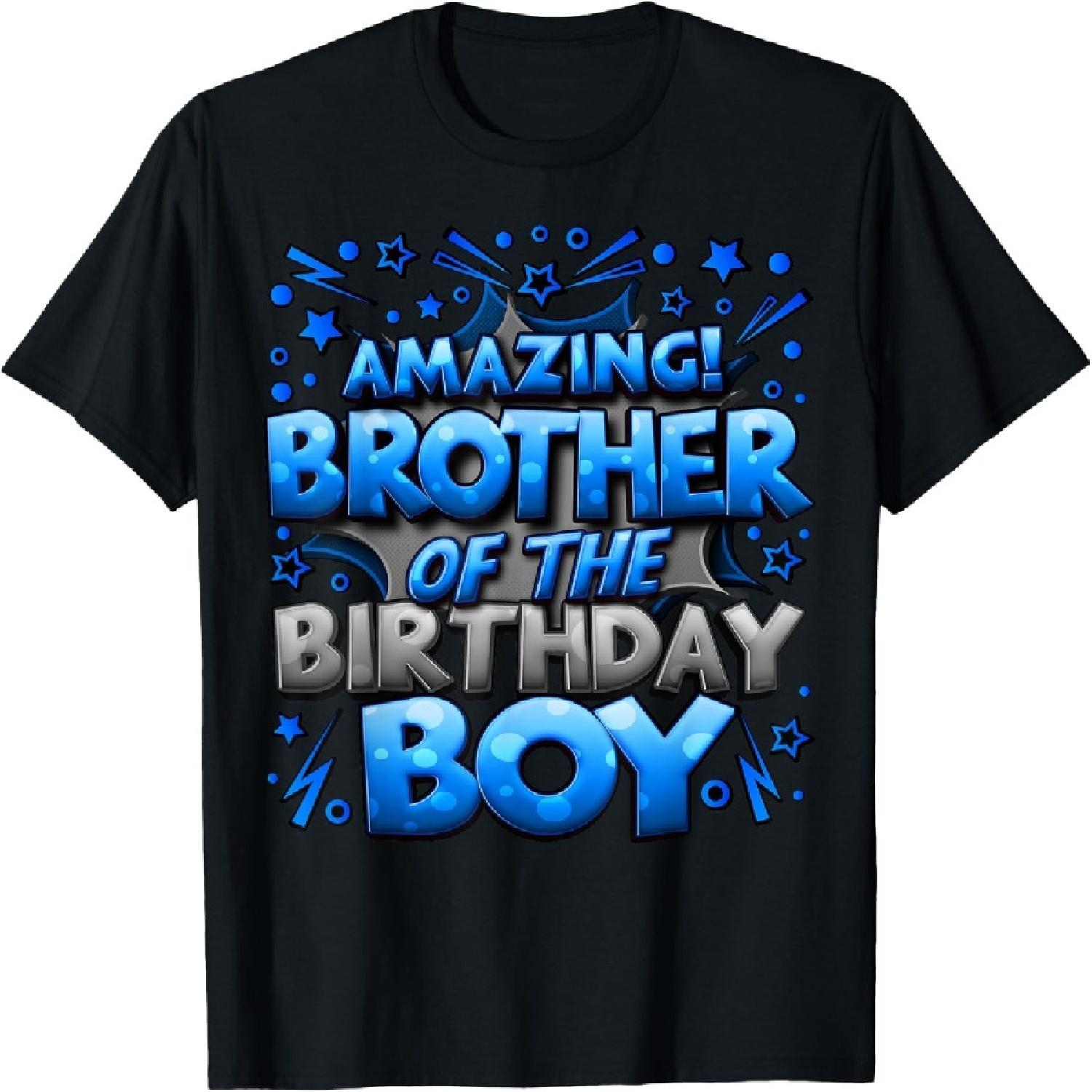 

Brother of the Birthday Boy Matching Family Brother T-Shirt S