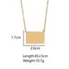Handmade Photo Envelope Pendant Titanium Steel Couple Locket  Jewelry Accessories