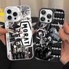 M-Morat Band Phone Case For IPhone 17 16 Plus Pro Max 15 14 13 12 11 Matte Colorful Covers