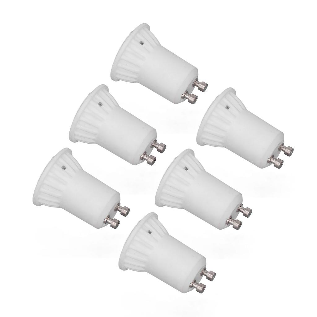 6pcs LED MR11 Light Bulbs Ceramics 4W 360LM No UV 120 Degree Beam Angle GU10 Holder Home Lighting Tool AC 220V