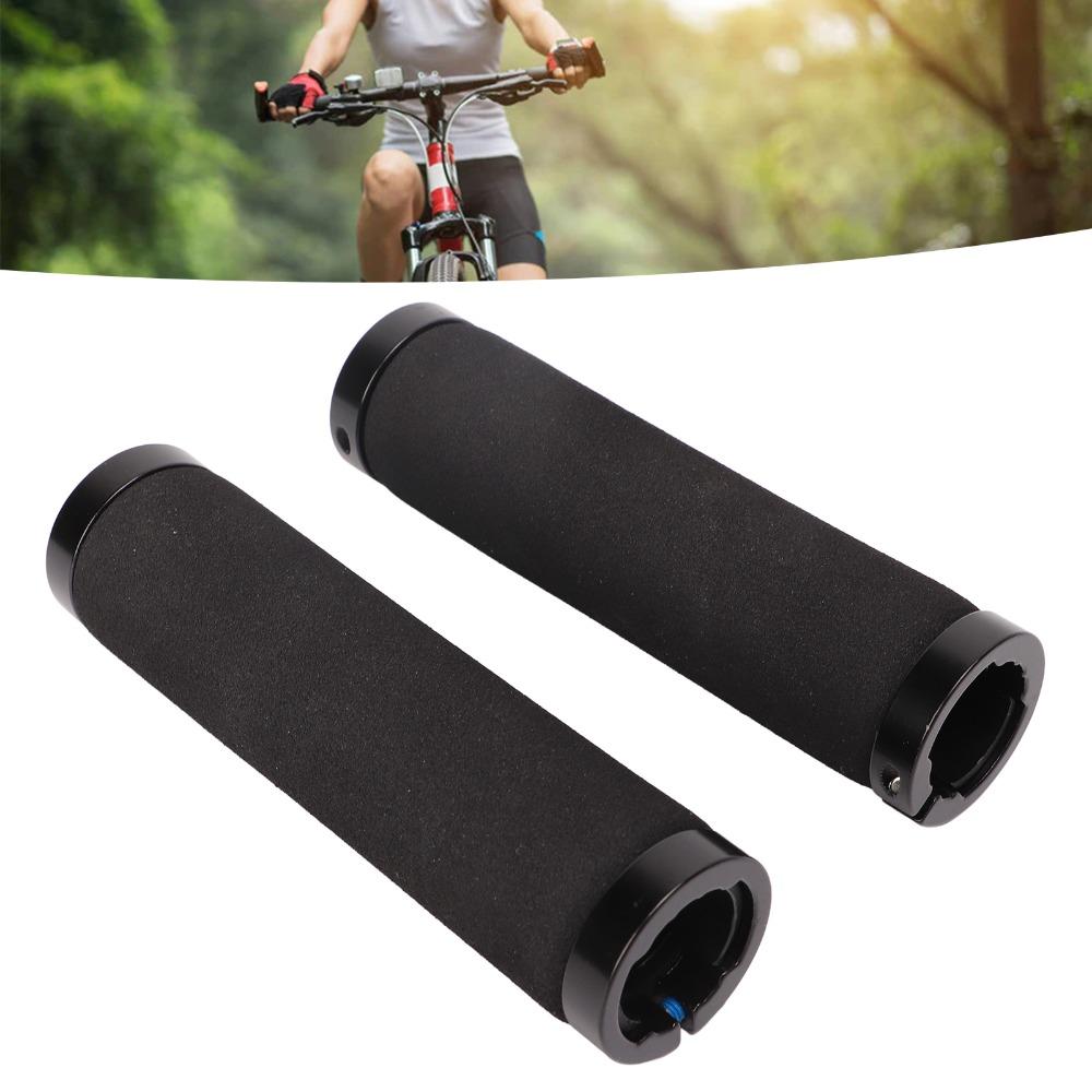 1 Pair Non Slip Bike Handle Grips Bike Handlebar Locking Grips Cycling Accessory
