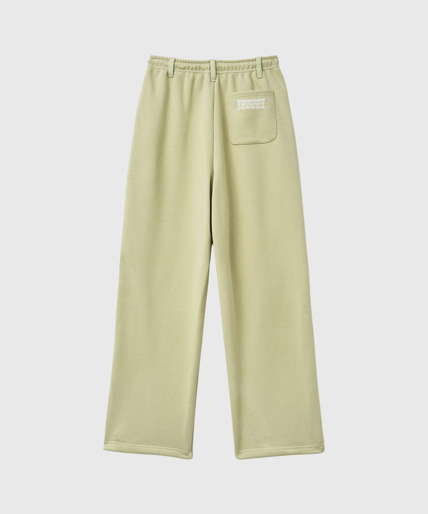 GENERALIDEA Lace-Trimmed Sweatpants [Avocado] / Wbe2L11505