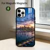 Summer Art M-Miami Florida Phone Case For iPhone17,16,15,14,13,12,11 Plus,Pro Magnetic with Magsafe Wireless Charging