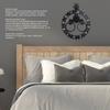 European Style Retro Mechanical Gear Clock Single Sided Pointer Digit Display Big Wheel Wall Clock Black